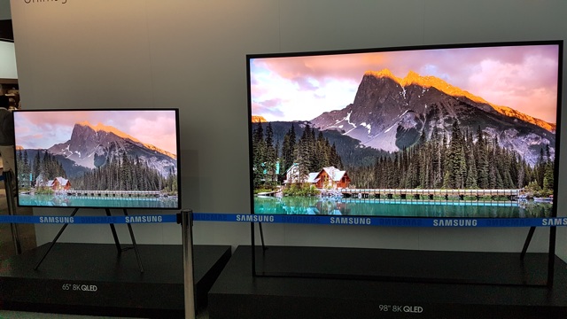 Samsung 65” and 98” 8K QLED Televisions
